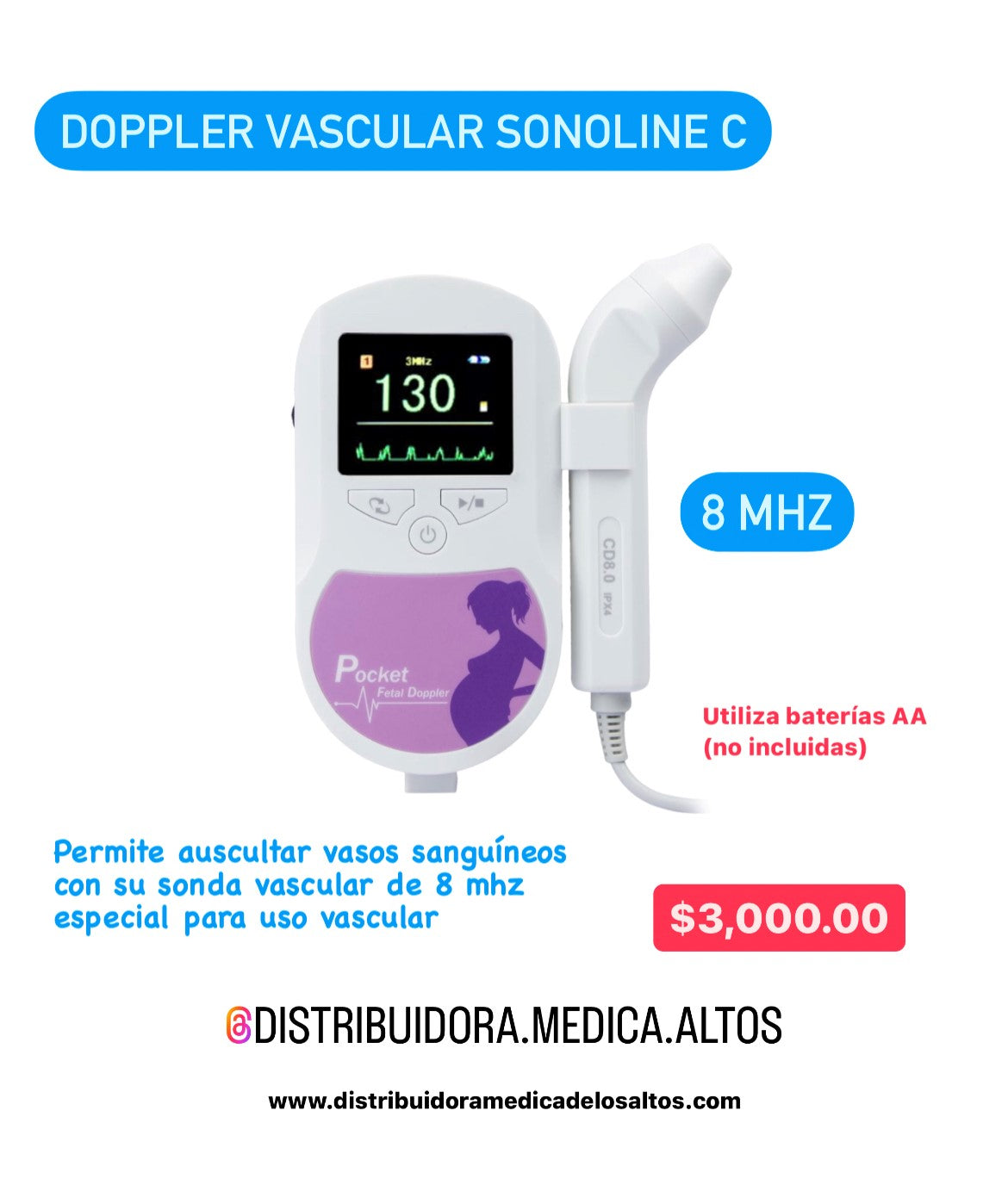 Doppler Vascular 8 mhz