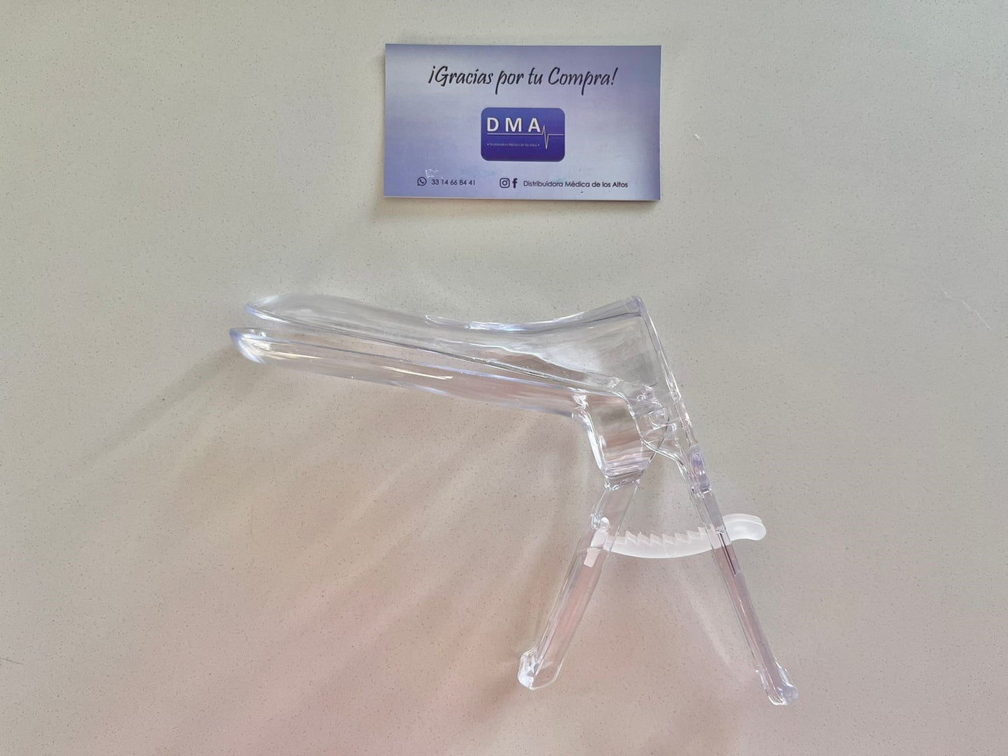 Espejo Vaginal Desechable Mediano con cremallera